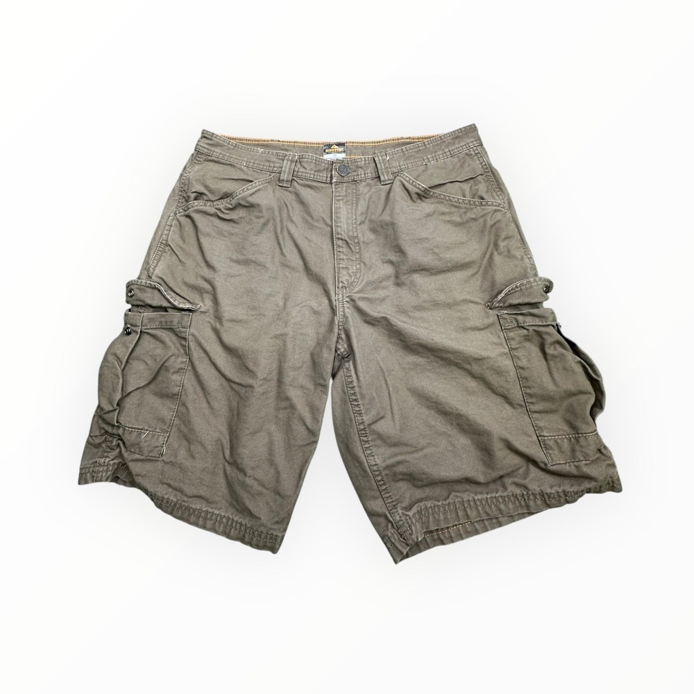 Ridgecut‎ Cargo Shorts Mens 38 Brown Toughwear Utility Workwear RC11011 Canvas